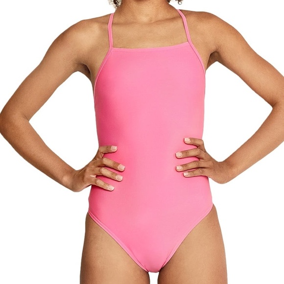 SPEEDO women’s ECO ENDURANCE size 32 cheeky fit t back competitive swimsuit NWT - Picture 2 of 8